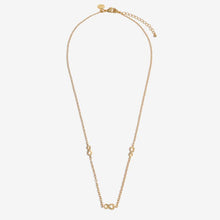 Load image into Gallery viewer, Mini Charms Infinity Necklace In Gold-Tone Plating