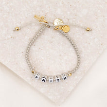Load image into Gallery viewer, My Saint My Hero Little Words Project and My Saint My Hero Faith Bracelet