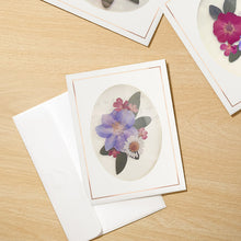 Load image into Gallery viewer, Petal Pressed™ Blank Notecard - Vibrant Wildflower - Assorted