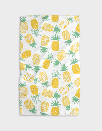 Pineapple Love Kitchen Tea Towel by Geometry