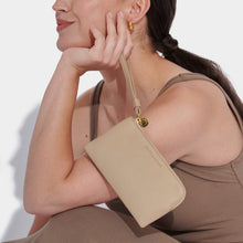 Load image into Gallery viewer, Positivity Pouch Wristlet Pouch - Light Taupe
