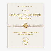 Load image into Gallery viewer, Precious Moments 'Love You To The Moon And Back' Bracelet In Gold-Tone Plating