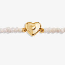 Load image into Gallery viewer, Precious Moments 'The Love Of Family Makes Life Beautiful' Bracelet In Gold-Tone Plating