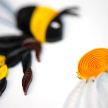Load image into Gallery viewer, Quilled Bumble Bee Greeting Card