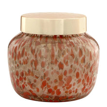Load image into Gallery viewer, Red Candle with Gold Lid - Volcano Scent