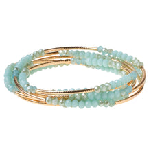 Load image into Gallery viewer, Scout Wrap : Turquoise Combo/Gold
