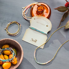 Load image into Gallery viewer, Ombre Stone Wrap - Midnight/Gold