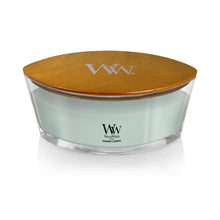 Load image into Gallery viewer, Sagewood & Seagrass Ellipse WoodWick Candle