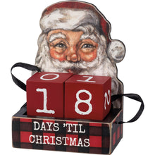 Load image into Gallery viewer, Santa Block Countdown