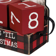 Load image into Gallery viewer, Santa Block Countdown