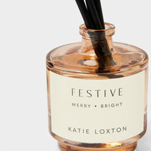 Load image into Gallery viewer, Sentiment Reed Diffuser 'Festive' - Cinnamon And Nutmeg Chai