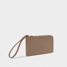 Load image into Gallery viewer, Small Wristlet Pouch - Mocha