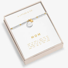 Load image into Gallery viewer, So Loved 'Mom' Bracelet In Silver And Gold-Tone Plating