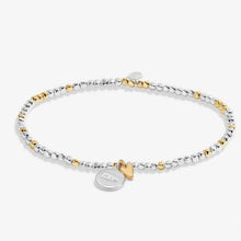 Load image into Gallery viewer, So Loved 'Mom' Bracelet In Silver And Gold-Tone Plating