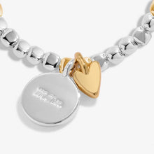Load image into Gallery viewer, So Loved 'Mom' Bracelet In Silver And Gold-Tone Plating