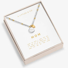 Load image into Gallery viewer, So Loved 'Mom' Necklace In Silver And Gold-Tone Plating