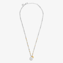 Load image into Gallery viewer, So Loved 'Mom' Necklace In Silver And Gold-Tone Plating