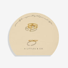 Load image into Gallery viewer, Soul Shine Rope Ring Stack In Gold-Tone Plating - Set of 2