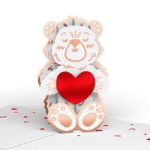 Load image into Gallery viewer, Sparking Heart Bear Tinypop™ Card
