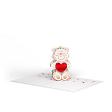 Load image into Gallery viewer, Sparking Heart Bear Tinypop™ Card