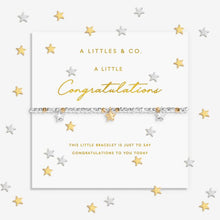 Load image into Gallery viewer, Sparkle Confetti A Little 'Congratulations' Bracelet