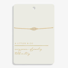 Load image into Gallery viewer, Style Stories Eye Bracelet In Gold-Tone Plating