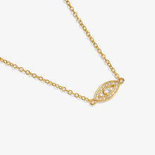 Load image into Gallery viewer, Style Stories Eye Necklace In Gold-Tone Plating
