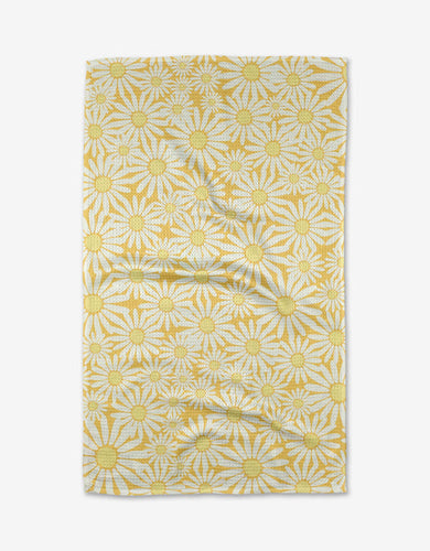 Sunshine Meadow Kitchen Tea Towel by Geometry