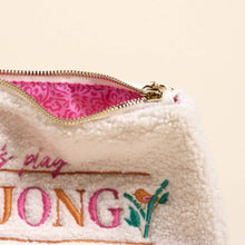 Load image into Gallery viewer, Teddy Pouch–Let's Play Mahjong