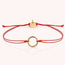Load image into Gallery viewer, Thread of Unity: My Circle Bracelet - Red/Yellow Gold