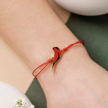 Load image into Gallery viewer, Thread of the Red Cardinal: Always in My Heart - Red/Yellow Gold