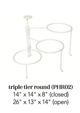 Load image into Gallery viewer, Triple Tier Round Holder 2