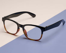 Load image into Gallery viewer, Waverly Black Amber/Tortoise - Peepers Readers