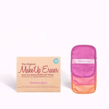Load image into Gallery viewer, Weekenders Pink 3-Day Travel Set of MakeUp Erasers
