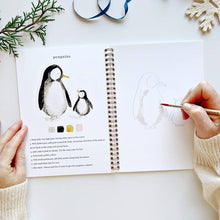 Load image into Gallery viewer, Winter Watercolor Workbook