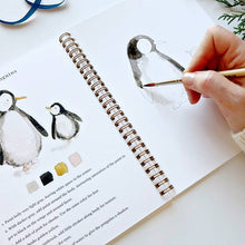 Load image into Gallery viewer, Winter Watercolor Workbook