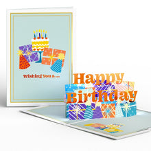 Load image into Gallery viewer, Wishing You a Happy Birthday Music and Lights Lovepop Card