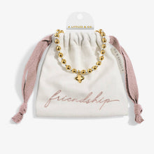 Load image into Gallery viewer, Words To Treasure 'Friendship' Bracelet In Silver And Gold-Tone Plating