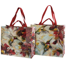 Load image into Gallery viewer, XL Market Shopping Tote - Hummingbird