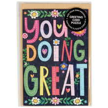 Load image into Gallery viewer, You Are Doing Great Puzzle Card