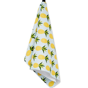 Sweet Pineapple Kitchen Tea Towel by Geometry