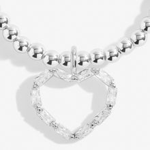 Load image into Gallery viewer, Christmas A Little 'Merry Christmas Fabulous Friend' Bracelet in Silver