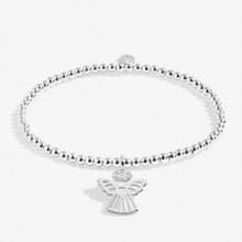 Load image into Gallery viewer, Christmas A Little 'Christmas Angel' Bracelet in Silver