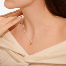 Load image into Gallery viewer, Affirmation Crystal A Little 'Energy' Necklace - Amber