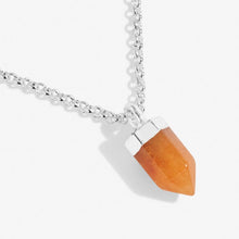 Load image into Gallery viewer, Affirmation Crystal A Little 'Energy' Necklace - Amber