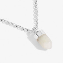 Load image into Gallery viewer, Affirmation Crystal A Little 'Balance' Necklace - Snowflake Jade