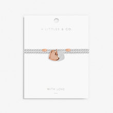 Load image into Gallery viewer, Lila Heart Bracelet - Silver/Rose Gold