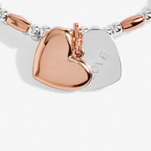 Load image into Gallery viewer, Lila Heart Bracelet - Silver/Rose Gold