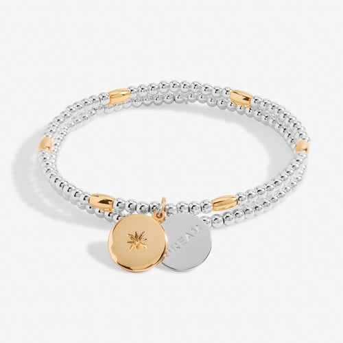 Lila Circle Bracelet - Silver/Gold