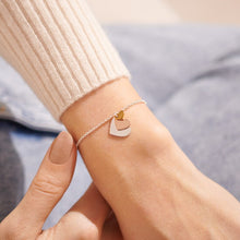 Load image into Gallery viewer, Florence Graduating Hearts Bracelet With Silver, Rose Gold and Yellow Gold Hearts Charms
